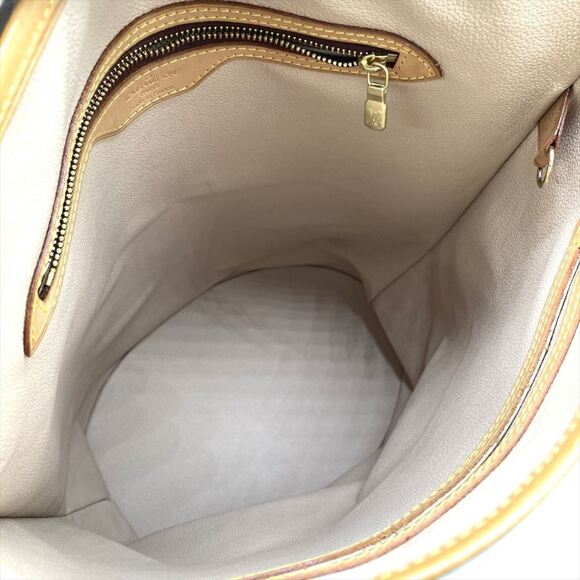 LOUIS VUITTON Authentic Brown Monogram Canvas Tote Bag - Picture 5 of 13